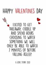 arrow heart Valentines Day Card 20335 created by Akeechi Design