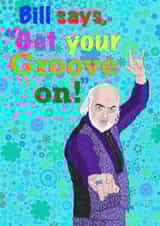 Bill Bailey strictly come dancing Birthday Card 20049 created by Frankie & Eric