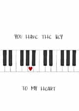 key heart Anniversary Card 18724 created by Emily Hunter