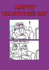 cat tv Valentines Day Card 24515 created by On The Prowl Cat Cartoons
