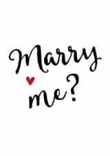 Marry me - wedding proposal created by Ginger Ink Design