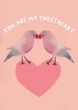 tweetheart pun Valentines Day Card 17033 created by Christine Hooper