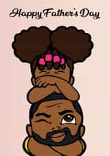 child parent Father's Day Card 19959 created by IBERE APPAREL