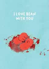 bean beans Anniversary Card 17039 created by Christine Hooper