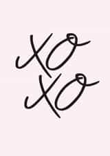 xo xoxo Valentines Day Card 46602 created by Studio Cohen