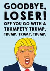 trump politics Good Luck Card 13954 created by Smudge & Splash