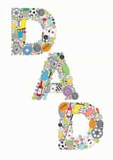 dad father Birthday Card 8412 created by mrs L cards