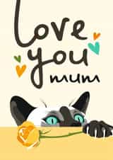 Mother's Day Card from the Cat created by Diva Doodle Designs