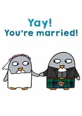 Yay you're married! created by Penguin Parade
