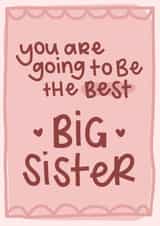 Cute new big sister card created by The Lyon's Den Graphics