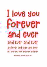 i love you love Valentines Day Card 42849 created by Wild Housecat Designs