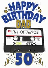 dad fifty Birthday Card 13089 created by ShortRound888