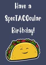 pun taco Birthday Card 20150 created by Nidd And Rigg!