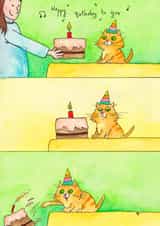 cake music Birthday Card 46637 created by Nicole Janes