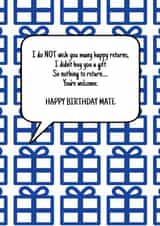 buy cheeky Birthday Card 46639 created by Chuckles