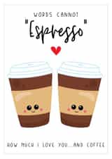 words espresso Valentines Day Card 12882 created by JJ & Roo