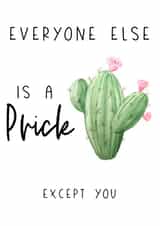 everyone else prick Valentines Day Card 36102 created by JJ & Roo