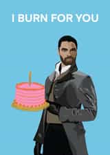 Duke of Hastings Rege Jean page Birthday Card 16952 created by Nicola Jo