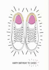 Sneaker Head Birthday Card created by doodleshoe paper goods