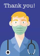 NHS Doctor Thank You Card 39603 created by David Cockburn Designs