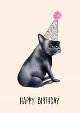 French bulldog frenchie Birthday Card 20789 created by Poppy & Mabel 