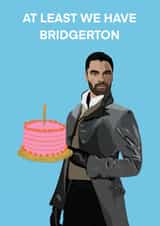 The Duke Bridgerton birthday card created by Nicola Jo