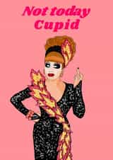 bianca del rio ru pauls drag race Valentines Day Card 18665 created by The Queer Store