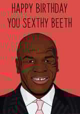 Mike Tyson Boxing Birthday Card 17173 created by Jamm Designs