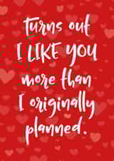like you love you Valentines Day Card 44389 created by Chubby Sparrow