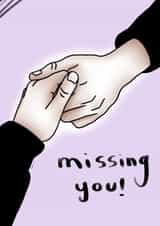 missing miss you Just because Card 42852 created by Jenny’s A&D Art