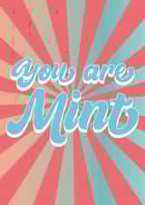 retro mint Valentines Day Card 21047 created by Ruth Cole