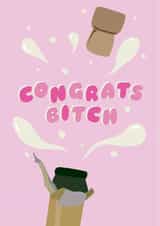 pop spray Congratulations Card 17330 created by Lindi Designs