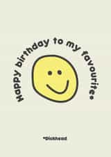 smile smiley face Birthday Card 42080 created by Lindi Designs