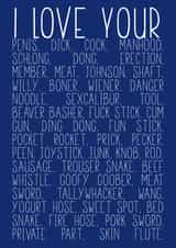 Boyfriend Husband Valentines Day Card 40366 created by Oh You Know Aaron