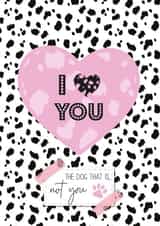dalmation dog Valentines Day Card 41802 created by Diary of a Craft Girl