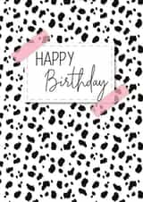 dalmation dog Birthday Card 41804 created by Diary of a Craft Girl