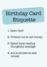 card etiquette Birthday Card 16478 created by Blueberry Unicorns