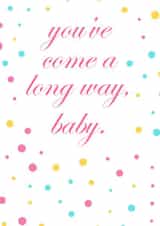 dots long Birthday Card 43666 created by Morris Art & Soul