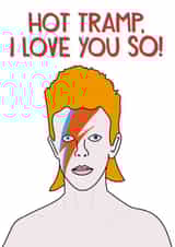 ziggy bowie Valentines Day Card 46629 created by HabFab