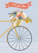 bike bicycle Mothers Day Card 44806 created by Hannah Rogers