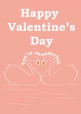 heart lake Valentines Day Card 46751 created by Sleek and Chic Illustrations