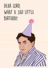 dear lord sad Birthday Card 20790 created by Poppy & Mabel 