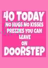 40 40th Birthday Card 36966 created by RASAR