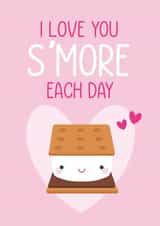 love smore Valentines Day Card 9257 created by Tiger Feet Creations