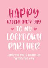 lockdown partner Valentines Day Card 28967 created by Dolli Does Design