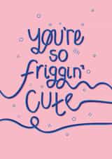 friggin cute Valentines Day Card 16230 created by Alice's Illustrations