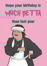 drag queen ru paul Birthday Card 21010 created by Chloe illustrates