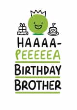 pea crown Birthday Card 4723 created by Conor Rawson