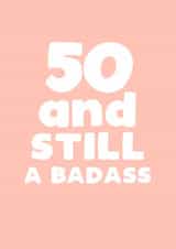 badass adult Birthday Card 7240 created by Giddy Kipper