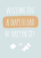 Quirky New Baby Card created by Jenni Ahlberg - Jeah Design